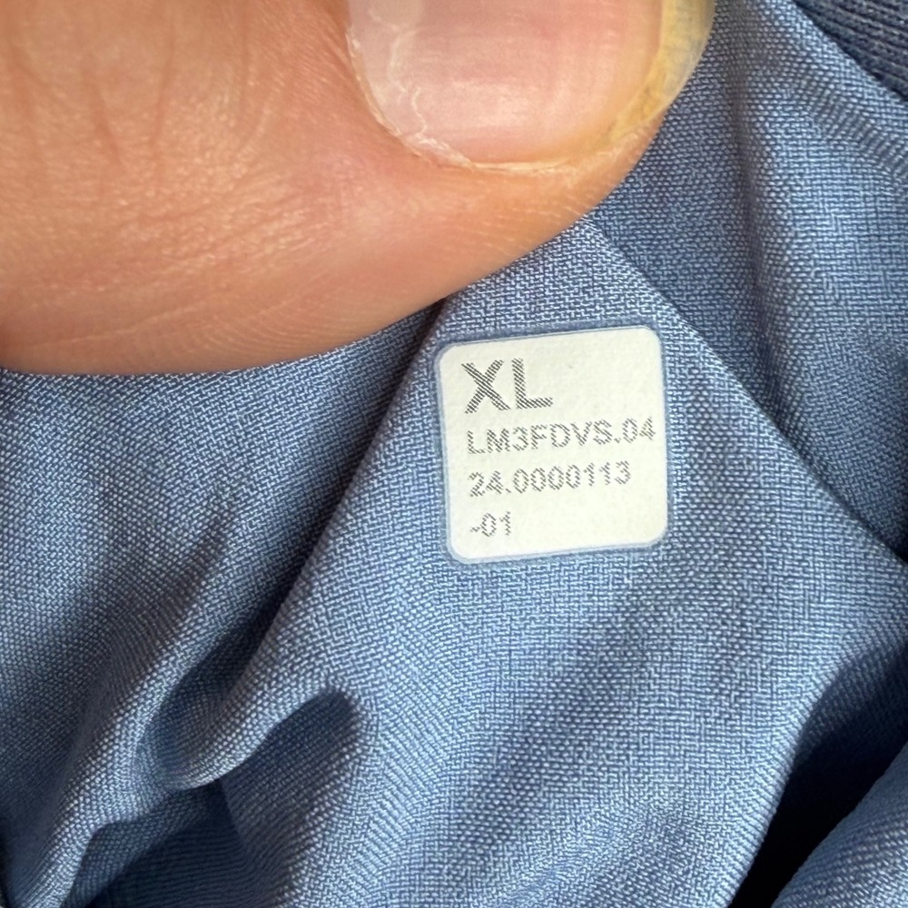 Lululemon Mens City Sweat Pullover Hoodie Blue XL performance LM3FDVS.04 - Picture 2 of 6
